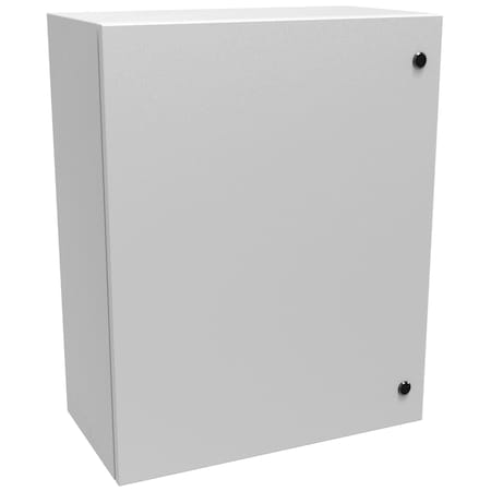 Hammond Slotted 1/4 Turn Latch Electrical Enclosures, 30 in H, 12 in D, 24 in W, NEMA 4, Steel EN4SD302412LG